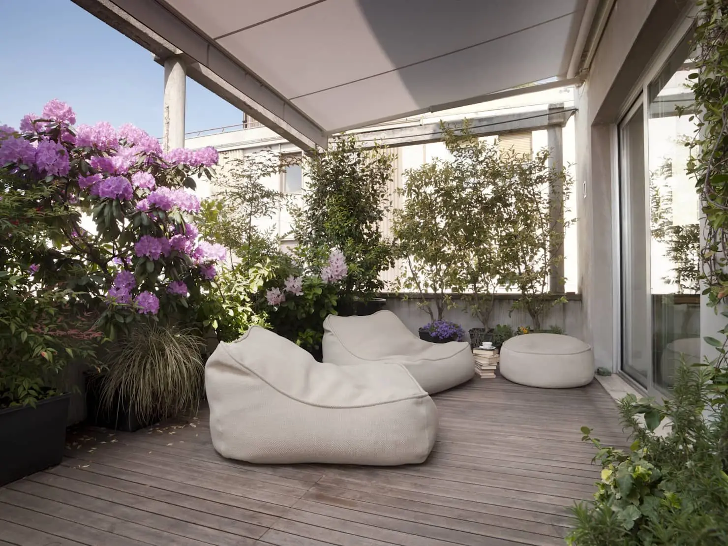 Creare un angolo ombreggiato in terrazza: le tende naturali con rampicanti veloci Creare un angolo ombreggiato in terrazza: le tende naturali con rampicanti veloci